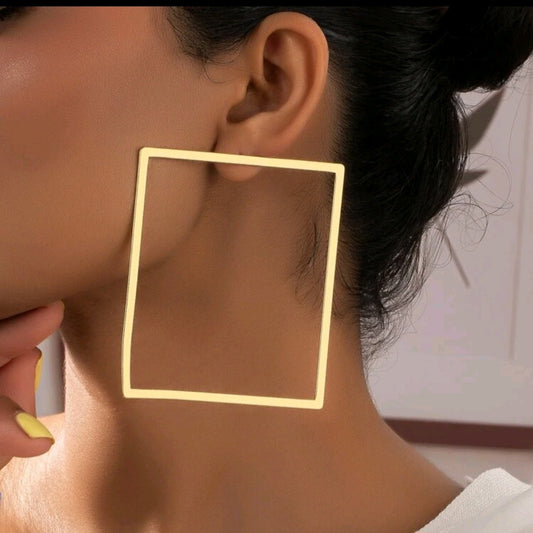 Square Stud Earrings