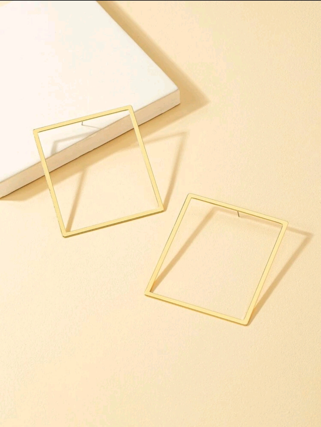 Square Stud Earrings